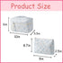 2 Pcs Large Quilted Makeup Bag, Cotton Quilted Toiletry Bag for Women,Floral Coquette Makeup Bag,Cute Kawaii Travel Cosmetic Bags(01BlueRose)...
