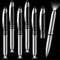 5 Pieces Stylus Pen for Touchscreen Devices Multi-Function Capacitive Pen with LED Flashlight Writing Pens with Ballpoint 3 in 1 Metallic Pens Inv...