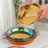 Buyer Star Stainless Steel Steaming Tray Cold Noodle Plate 9 Inch Everyday Pan Stainless Steel Big Green Egg Drip Pan Pizza Cake Baking Tray Liang...