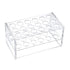 uxcell Test Tube Rack Holder Lab Stand Acrylic 18-Well 17mm Diameter Clear for 10ml,15ml Tube...
