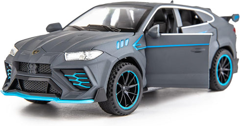 Compatible for 1/32 Lambo Urus Model Car Diecast Collectible Pull Back Toy Car with Light and Sound Toy Vehicle for 3+ Year Old Kids Boys Gift Gra...