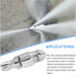 2 Pack 5000 PSI Sewer Jet Nozzle with Pressure Washer Coupler, Stainless Steel 1/4 Inch Pressure Washer Drain Jetter Hose Nozzle and Brass Fitting...