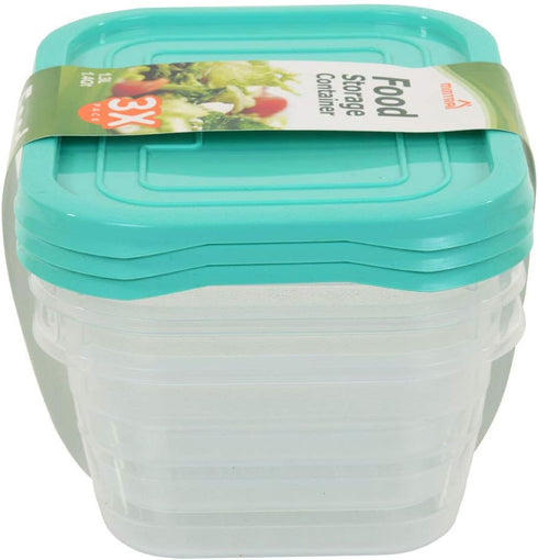 Mintra Home Storage Containers (Teal) - 1.3L...