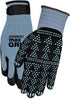 Midwest Gloves & Gear unisex adult Advanced Max Gripping Glove, Slate Blue , 1 pair...