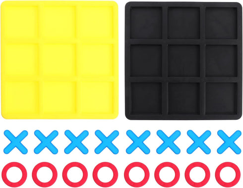 Toe Game Board 2 Boxes Noughts and Crosses Game Kids Toe Game Strategy Board Game for Kids Adult...