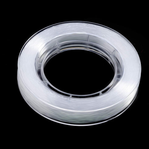 Tatuo 200 m Clear Nylon Invisible Thread String for Hanging Christmas Ornaments, Bracelet Making, Sew Hobby, Clear Beading Thread with Bead Needle...