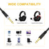 Cloud Alpha Cable Replacement Audio Cable Cord Compatible with HyperX Cloud Alpha Cloud Mix Gaming headsets with Mute & Volume Control, 4.9FT/1.5m...