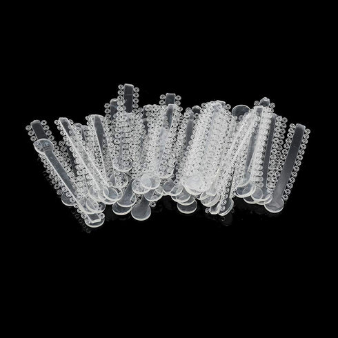 Angzhili Transparent Dental Orthodontic Ligature Ties for Braces Rubber Bands Braces O Rings for Bracket 1040 Pcs...