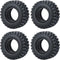 4pcs 1.0" Crawler Tires Micro Rubber Tires for SCX24 Gladiator Bronco C10 JLU Deadbolt B17 Axial 1/24 RC Crawler Car (54 mm)...