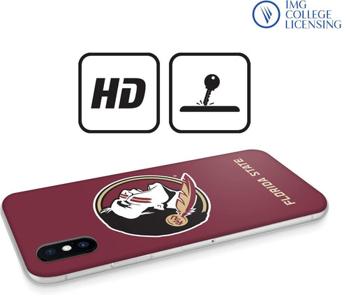 Head Case Designs Officially Licensed Florida State University FSU Plain Soft Gel Case Compatible with Apple iPhone 7/8 / SE 2020 & 2022...