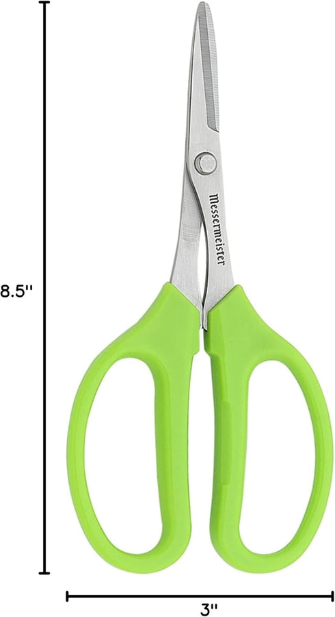 Messermeister 6-Inch Culinary Scissors, Green - All-Purpose Kitchen Scissors - 2Cr13 Stainless Steel & Nylon Slip-Resistant Handles...