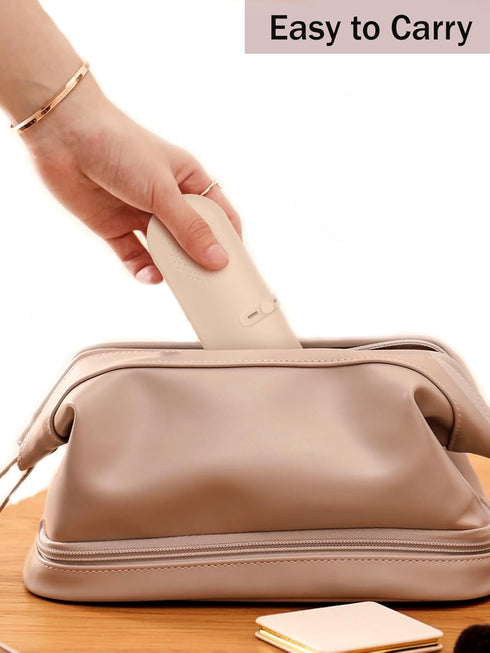 Silicone Makeup Bag, Makeup Brush Holder Travel Case, Cosmetic Brush Bag with Anti-Fall Out Strap, Portable Brushes Organizer for Women, Include B...