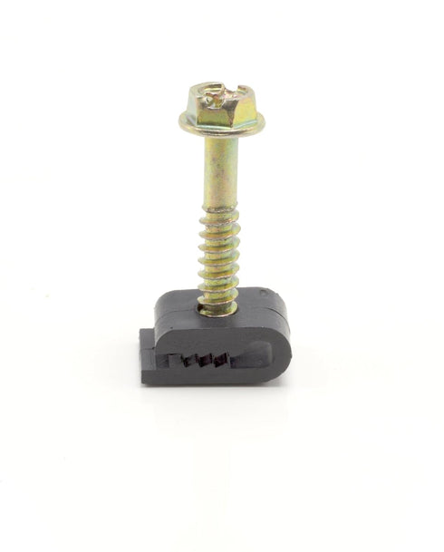 THE CIMPLE CO - Mini Wire Cable Clips, Electrical Wire Cable Clip, 1/10 in (3 mm) Screw Clip and Fastener, Black (50 pieces per bag)...