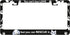 Cute Dog and Cat Paws License Plate Frame 2 Hole Kit Fits All US License...