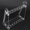 Pipette Rack, Organic Glass Trapezoid Pipette Supporting Holder Pipette Bracket with 1.5cm Hole...