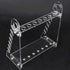 Pipette Rack, Organic Glass Trapezoid Pipette Supporting Holder Pipette Bracket with 1.5cm Hole...