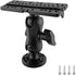 CALIDAKA Fish Finder Mount Base, Ball-Mount Fish Finder Mount, 360 Degree Rotation Fish Finder Holder, Universal Marine Electronic Fish Finder Mou...
