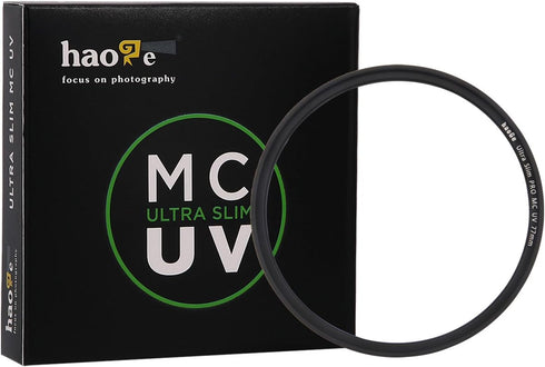 Haoge 77mm Ultra Slim MC UV Protection Multicoated Ultraviolet Lens Filter for Canon 70-200mm f/2.8L, 17-40mm f4L, 100-400mm f/4.5-5.6L, 24-105mm ...