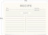 Jot & Mark Recipe Cards 5x7 Inches Blank Double Sided, 50 Count (Modern Minimal)...