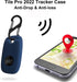 4PCS Case for Tile Pro 2022, Soft Silicone Skin Cover Shock-Absorbing Protective Case with Carabiner (Black+Blue+Red+White)...