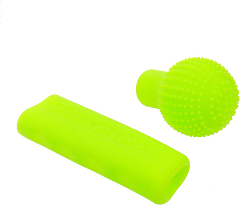 Silicone Hand Brake Lever and Shift Knob Cover Kit, 3D Ball Shape Anti-Slip Design Gear Shifter Knob Protective Case Handbrake Lever Protector (Gr...
