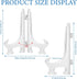 25 Pack Acrylic Easel Stand 3 Inch Clear Plastic Easels Plate Holders Mini Easels Display Stand for Photos, Sports Cards, Baseball Card, Coins, Sm...