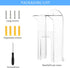 Transparent Doorbell Rain Cover Compatible with Blink/Google/Arlo/Eufy/Wyze/Reolink Video Doorbell, Plastic Doorbell Rain Sun Cover Shield Weather...