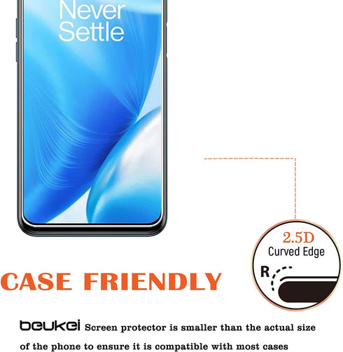 (3 Pack) Compatible for OnePlus Nord N200 5G Screen Protector Tempered Glass, Touch Sensitive,Case Friendly, 9H Hardness...