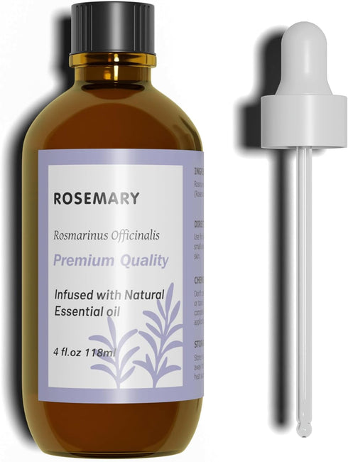 Benatu Rosemary Essential Oil for Diffuser, Natural Aromatherapy Oil for Hair, Skin, Home, Aromatherapy and Scalp Care 4 fl. Oz...