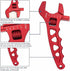 AN Hose Fitting Adjustable Wrench 3AN-16AN Lightweight Aluminum(Red)...