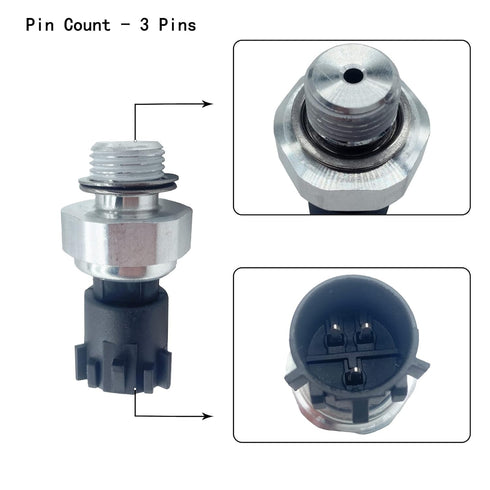 12673134 Oil Pressure Sensor, Engine Oil Pressure Sensor Switch Sending Unit with Screen Filter Compatible with Chevy Silverado Suburban Tahoe GMC...