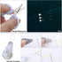 MEIYOUJU AM 2 Pack Min Travel Sewing Kit DIY Sewing Supplies Portable Sewing Tool Kits Plastic Sewing Kit Box Beginner Friendly Emergency Sewing R...