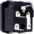 CESS Snap In AC Power Inlet with Fuse Holder - AC Black Socket (jcx) (4 PACK)...
