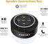 Bluetooth Waterproof Shower Speaker, Portable Wireless Speaker with Suction Cup Small Speaker with Colorful Lights, Teen Gift Ideas, for Shower, B...