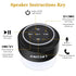 HAISSKY Bluetooth Shower Speakers, Portable Wireless Speaker with Suction Cup, IP67 Waterproof Speaker with LED Light, Pairs Easily to Phones, Tab...