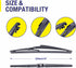 10" Rear Wiper Blades Replacement For TOYOTA RAV4 2018 2017 2016 2015 2014 2013, Highlander 2022 2021 2020, Jeep Compass 2021 2020 2019 2018, BACK...