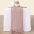 Socomi Cheesecloth Table Runner 10ft Gauze Boho Rustic Dusty Pink Cheese Cloth Table Runner for Baby Shower Decoration Wedding Easter Summer Table...