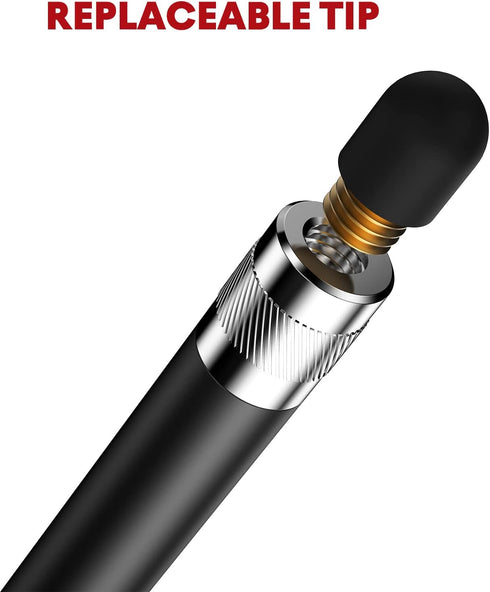 30pcs Universal Replacement Rubber Tips for Stylus Pens Silicone Stylus Tips Replacement for Touch Pencil Stylus Touchscreen Pen...