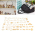 Quilting Template Set, 54 Pcs Clear Acrylic Pattern Stencil Template Set Leather Craft Quilting Sewing Tool DIY...