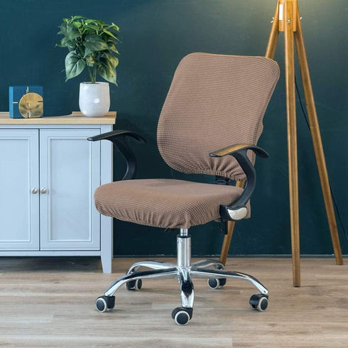 Yikko Dining Room Chair Cover, Elastic Stretch Chair Slipcovers Super Fit Anti-dust Desk Seat Cover Spandex Removable Washable Kitchen Chair Prote...