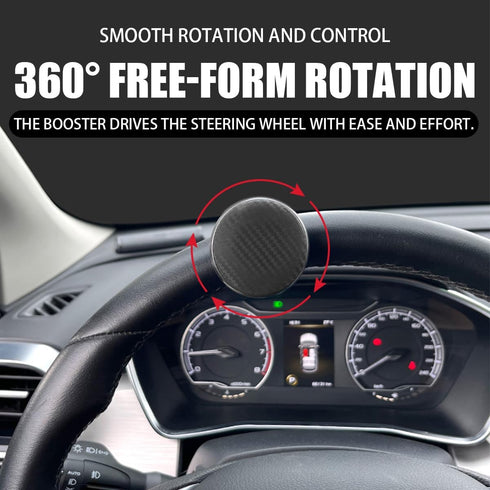 Car Steering Wheel Knob Spinner, Automotive Steering Wheel Spinners Carbon Fiber and Metal Ball, Vehicle Steering Wheel Accessories, Universal for...