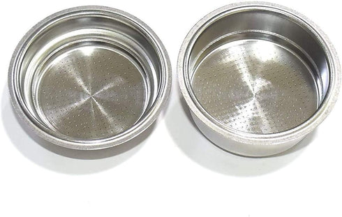 50mm Dual Wall Filter Basket Filter One Cup and BES820XL/205 Two Cup for Br ESP8XL 800ESXL BES820XL ESP6SXL BES250XL and Espresso Maker EM-100 (2 ...