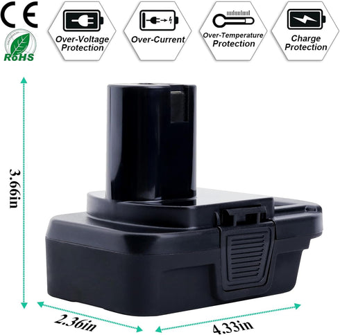 Lasica Adapter Compatible with DeWalt 20V Battery & Compatible with Milwaukee M18 Battery to Replacement for Ryobi 18-Volt ONE+ Cordless Tool Batt...