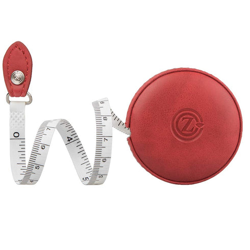 Sewing Tape Measure, Medical Body Cloth Tailor Craft Dieting Measuring Tape, 79 Inch/2 M Dual Sided Retractable Ruler with Push Button Round(1 Pac...