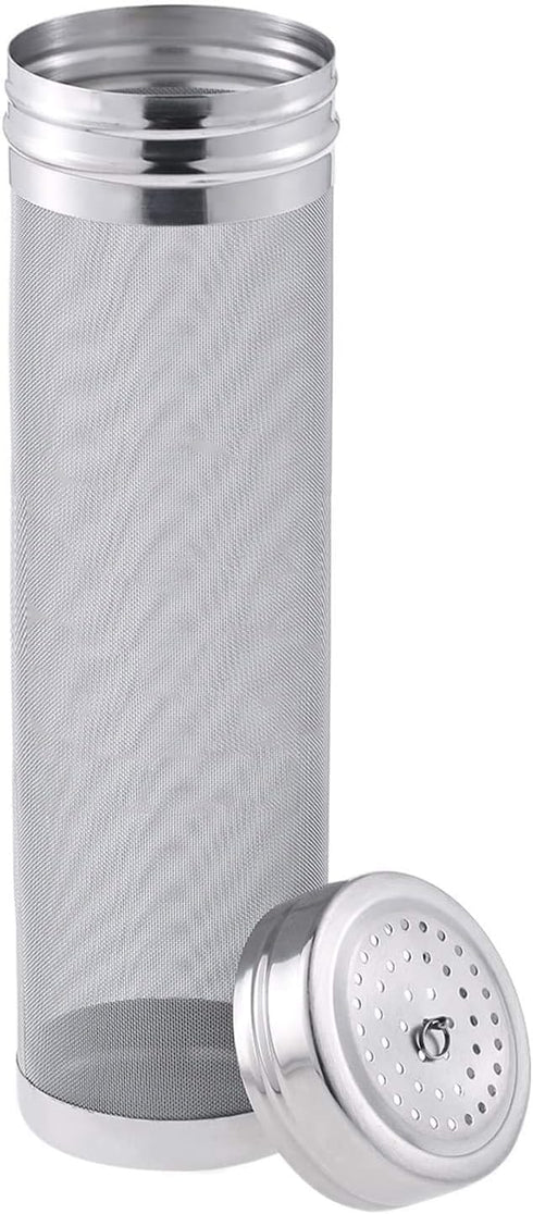 Beer Dry Hopper Filter,300 Micron Mesh Stainless Steel Hop StrainerCartridge,Homebrew Hops Beer & Tea Kettle Brew Filter by Fashionclubs(18cm x 7c...