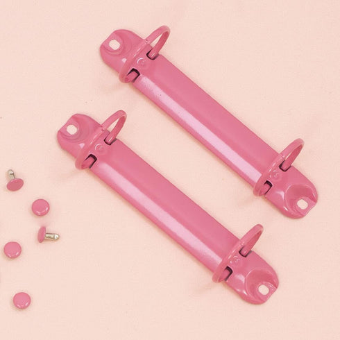 Craftelier - Kit of 2 Mechanisms for 2-Ring File Cabinets | Size Approx.12,2 cm - Ring Diameter 3,17 cm - Distance Between Rings 8 cm | Includes 4...