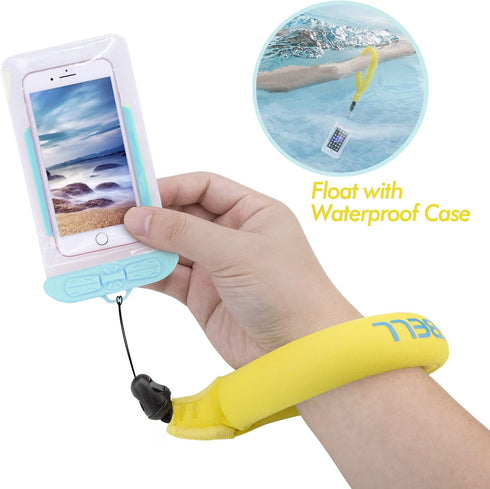 Luxebell Waterproof Camera Float Universal Foam Floating Wrist Strap for GoPro Hero 8 7 6 5 Olympus, Keys, Sunglasses and Phones...