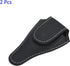 2 Pack PU Scissors Cover - Embroidery Sewing Craft Leather Scissors Protective Case, Apply to Storing Nipper Shears (4.5 x 2.6 Inches, Black)...