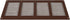 Vent Systems 16" x 6'' Inch Brown Air Vent Cover Metal Air Return Grill with Built in Pest Guard Screen HVAC Vent Cover for Home Improvement Vent ...