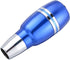 Arenbel 4" Automatic Gear Shift Grip Knob Head Alloy Push Button Car Lever Stick Shifter Handle Fit Most Auto Manual Transmission Vehicles, Blue...